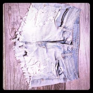 AE denim short shorts